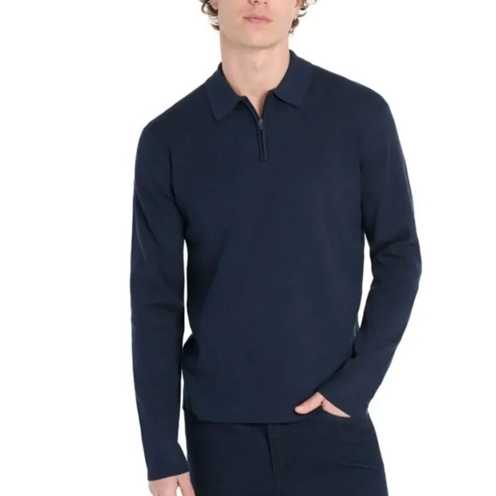 Hickey Freeman Dark Blue Sweater Polo